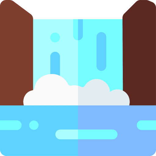Iguazu falls water landscape waterfall icon Iguazu falls water landscape waterfall icon