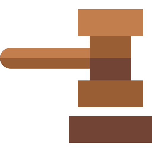 Auction legal judge auction icon