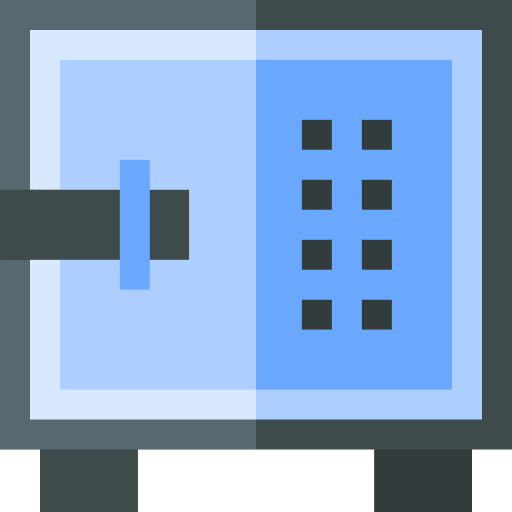 Safety box protection locker password icon Safety box protection locker password icon