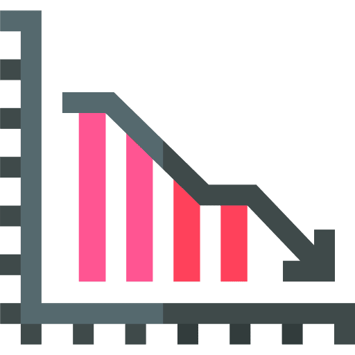 Statistics business and finance statistics graph icon