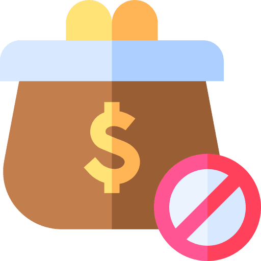 Coin cash business and finance no money icon Coin cash business and finance no money icon