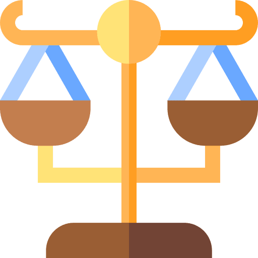 Justice scale benchmark regulatory judge icon Justice scale benchmark regulatory judge icon
