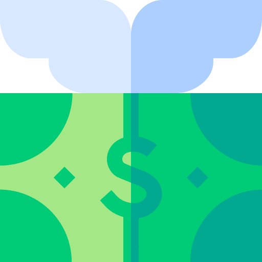 Money wings banknote business and finance icon Money wings banknote business and finance icon