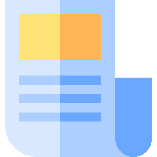 Newspaper journal reports news icon Newspaper journal reports news icon