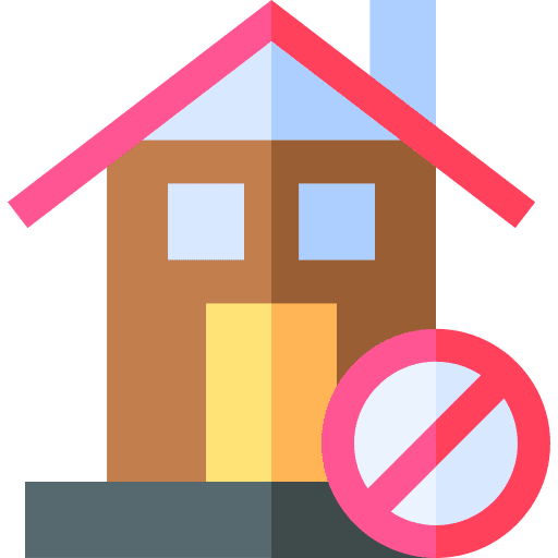 No home real estate signaling no home icon No home real estate signaling no home icon
