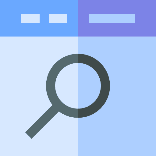 Search website seo and web magnifier icon Search website seo and web magnifier icon
