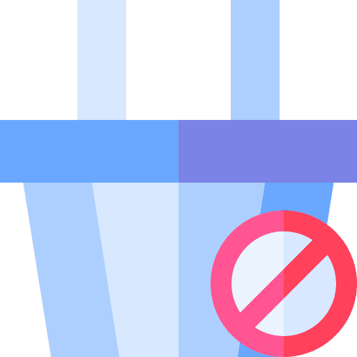 Shopping basket forbidden store shopping basket icon Shopping basket forbidden store shopping basket icon