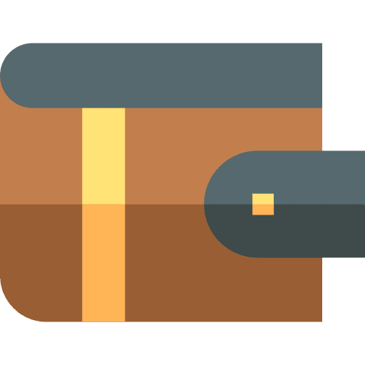 Wallet money notes business and finance icon Wallet money notes business and finance icon