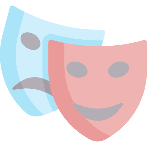 Theater masks art arts entertainment icon