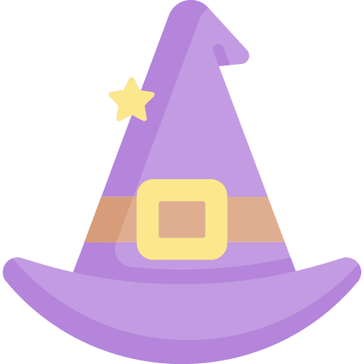 Witch hat user costume halloween icon Witch hat user costume halloween icon