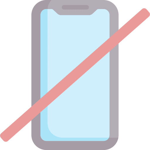 No phone smartphone prohibited electronics icon No phone smartphone prohibited electronics icon