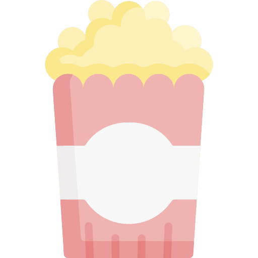 Popcorn pop salty food and restaurant icon Popcorn pop salty food and restaurant icon