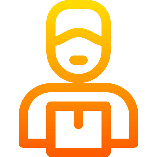 Delivery man delivery man commerce people icon