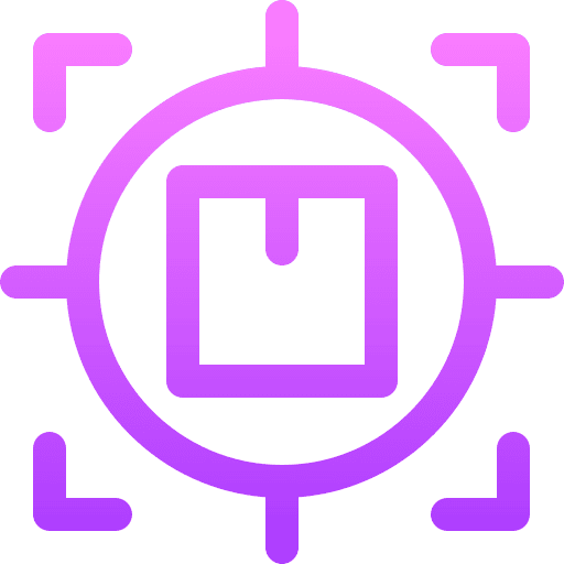 Target cardboard box target icon