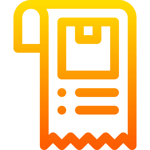 Bill bill package shipping icon