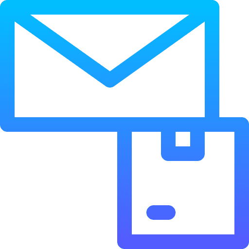 Mail postal service communications mail icon