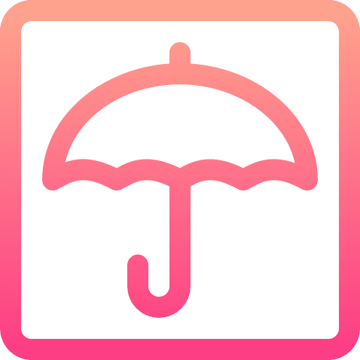 Umbrella umbrella package symbol icon