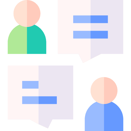 Chat communications speaking chatting icon Chat communications speaking chatting icon