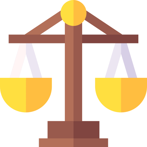 Justice scale trial scales miscellaneous icon