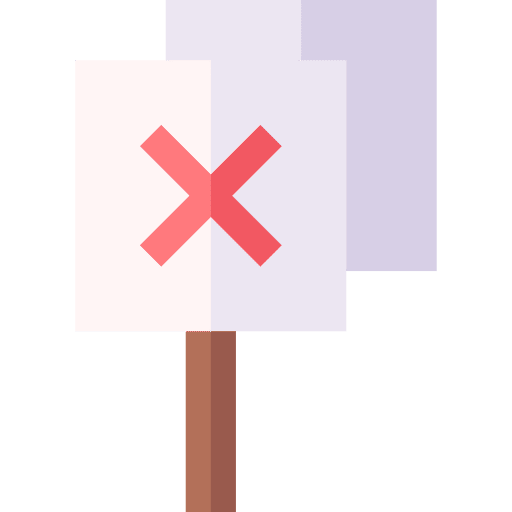 Rejection reject cross miscellaneous icon