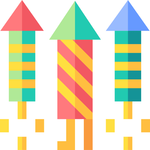 Fireworks stars party miscellaneous icon Fireworks stars party miscellaneous icon
