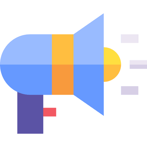 Megaphone advertising marketing loud speaker icon Megaphone advertising marketing loud speaker icon