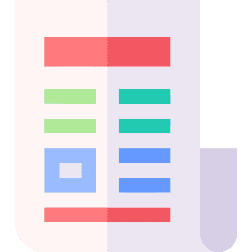 Newspaper communications interface files and folders icon Newspaper communications interface files and folders icon