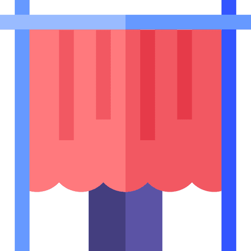 Voting booth voting hand ballot icon Voting booth voting hand ballot icon