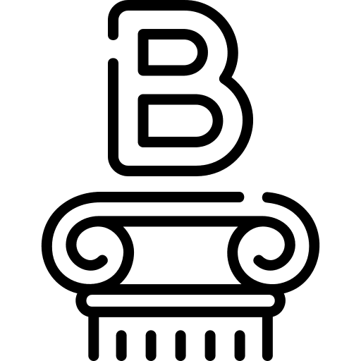 Beta education b greek icon
