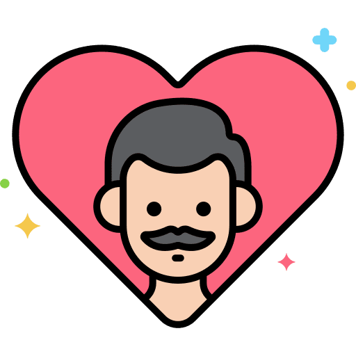 Fathers day celebration balloon love icon