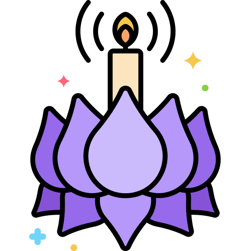 Loy krathong loy krathong lantern candle icon
