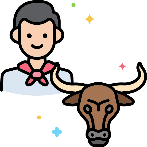 San fermin san fermin cultures bullfight icon