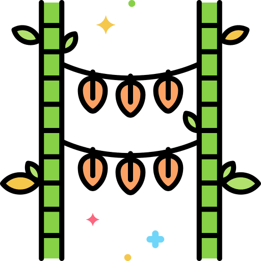 Bamboo plant nature garden icon
