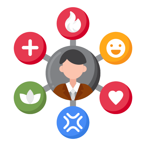 Personality help therapy psychology icon