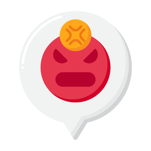 Anger face emoticon faces icon