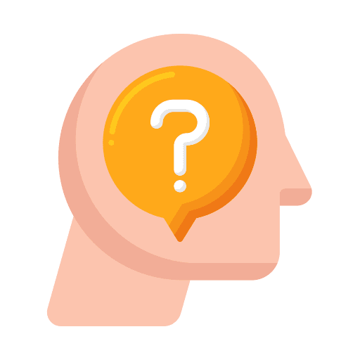 Concern worry head anxiety icon