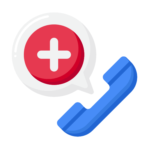 Help line coronavirus medicine and health phone icon