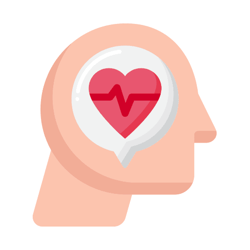 Mental health health brain psychiatry icon