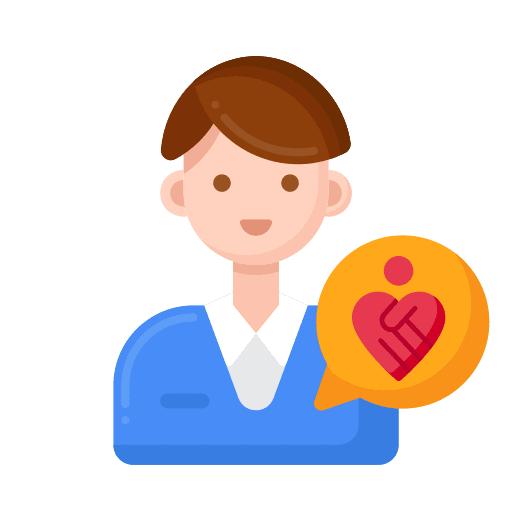 Caregiver professions and jobs caregiver healthcare icon