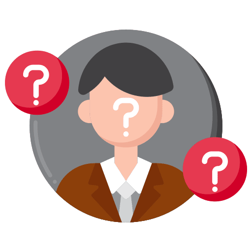 Doubt head healthcare and medical brain icon