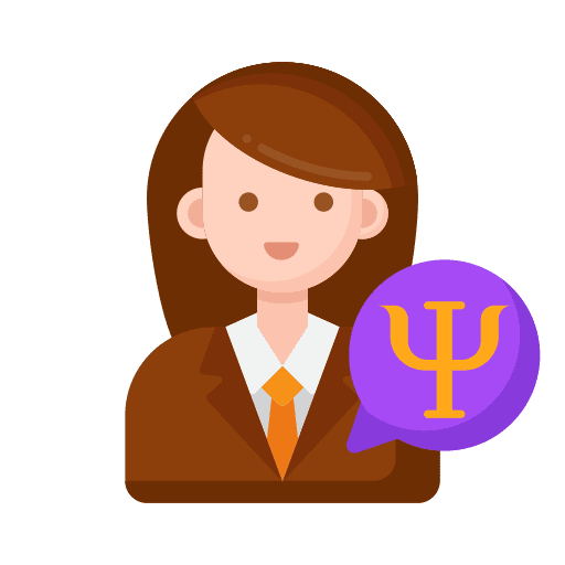 Psychologist profession brain professions and jobs icon