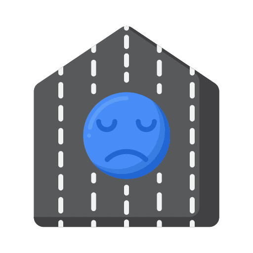 Loneliness depression disorder psychology icon