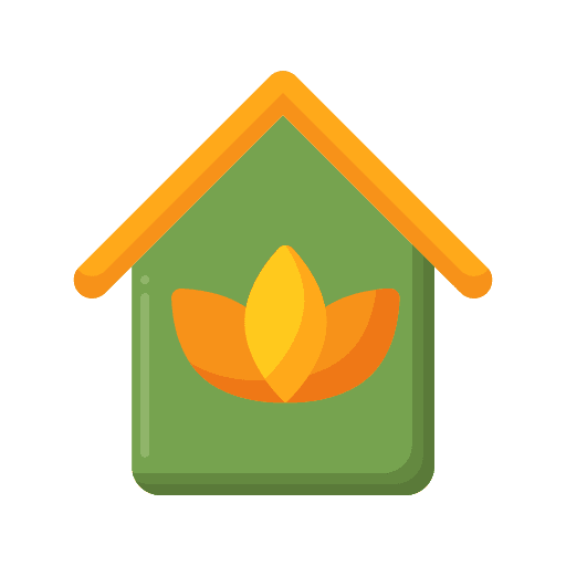 Meditation wellness meditate garden icon