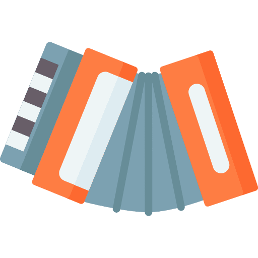 Accordion orchestra music and multimedia accordion icon Accordion orchestra music and multimedia accordion icon