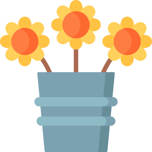 Flowers garden florist decoration icon Flowers garden florist decoration icon