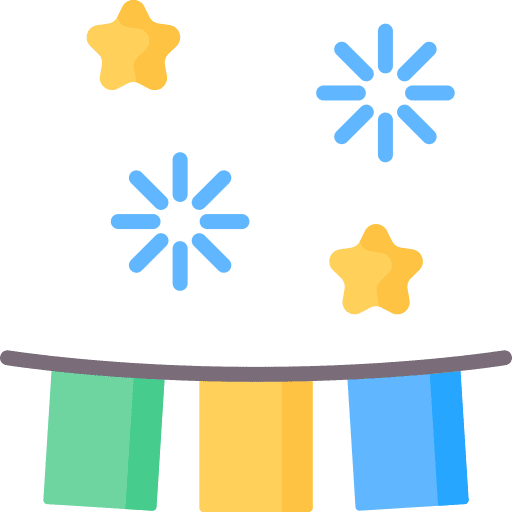 Garland garland decoration birthday icon Garland garland decoration birthday icon