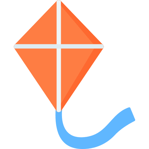 Kite fly leisure hobby icon Kite fly leisure hobby icon