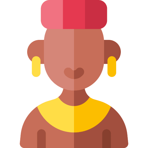 African african avatar man icon African african avatar man icon