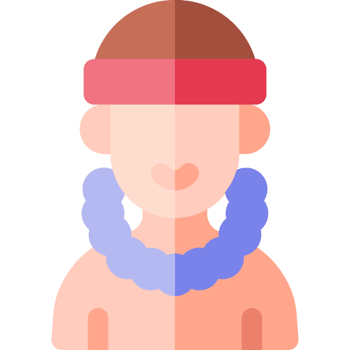 Hawaiian shirt man summer icon Hawaiian shirt man summer icon