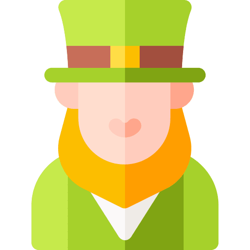 Irish people costume ireland icon Irish people costume ireland icon